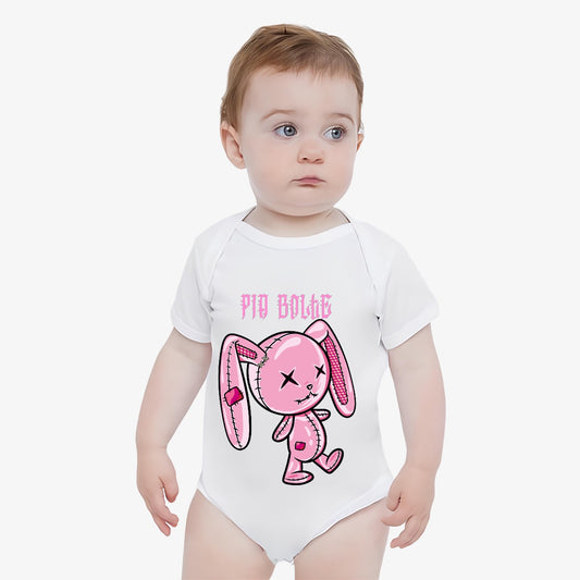 Baby Short-Sleeve pink bunny ᴸᴵᴹᴵᵀᴱᴰ