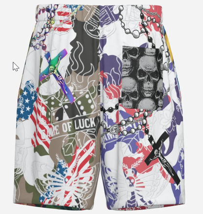 PIA BOLTE® Wild Rebel Swim Shorts – USA Jungle Edition