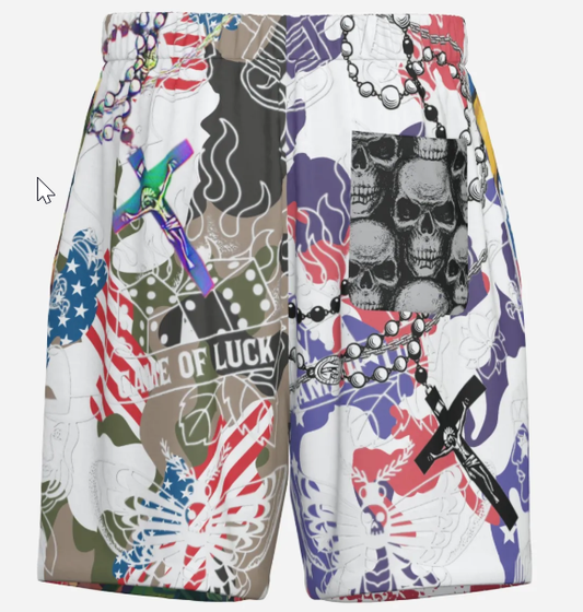 PIA BOLTE® Wild Rebel Swim Shorts – USA Jungle Edition