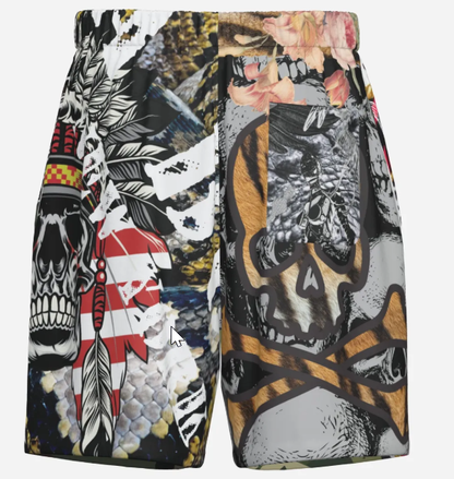 PIA BOLTE® Savage Skull Swim Shorts