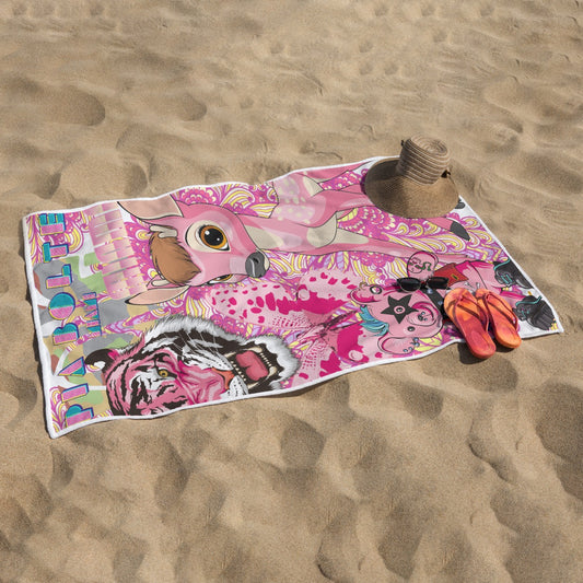 PIA BOLTE® Strandtuch - pinky dream ᴸᴵᴹᴵᵀᴱᴰ