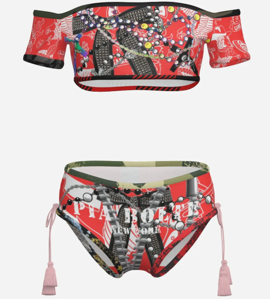 PIA BOLTE® Crimson Pray Bikini