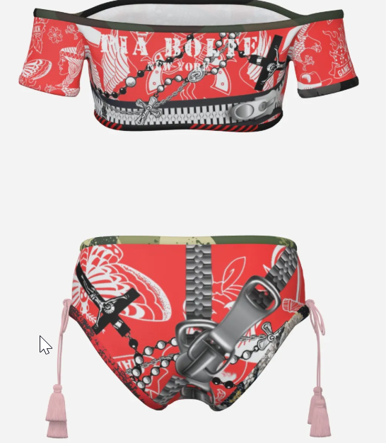 PIA BOLTE® Crimson Pray Bikini