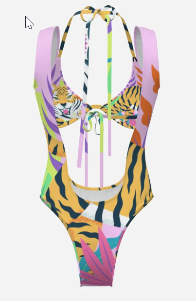 PIA BOLTE® Jungle Fever Monokini – Tiger Edition