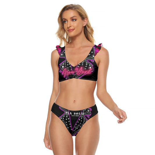 Swimsuit Bikini Glowing NY Zip ᴸᴵᴹᴵᵀᴱᴰ