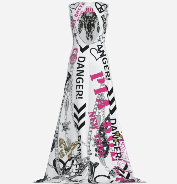 PIA BOLTE® „DANGER ICON“ Couture Maxi Dress - PIA BOLTE® COUTURE