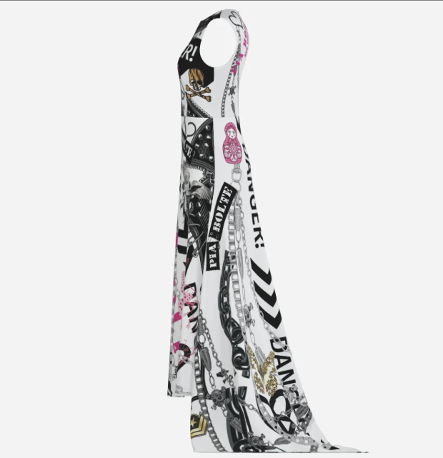 PIA BOLTE® „DANGER ICON“ Couture Maxi Dress - PIA BOLTE® COUTURE