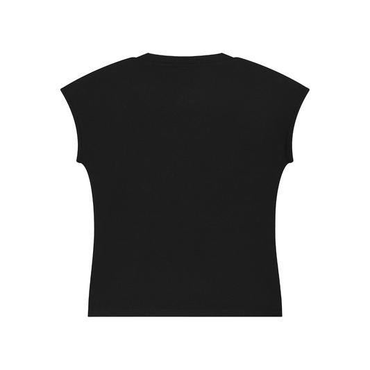PIA BOLTE® Crop Shirt - Love Skull in schwarz