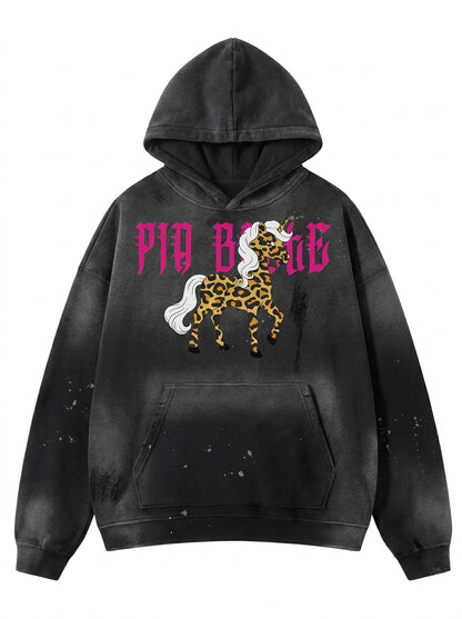 PIA BOLTE® Hoodie - black leoystyle Unicorn (unisex)👌 - PIA BOLTE® COUTURE