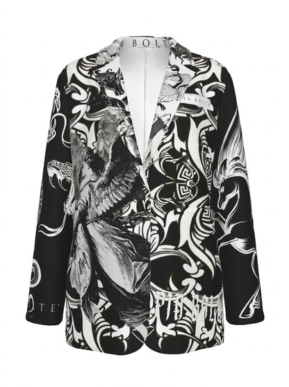 Leisure Blazer black angels snakes unisex - PIA BOLTE® COUTURE