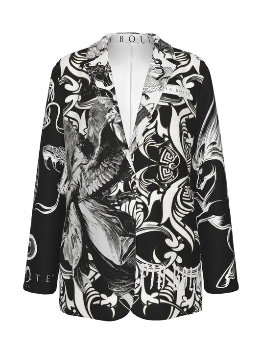 Leisure Blazer black angels snakes unisex - PIA BOLTE® COUTURE