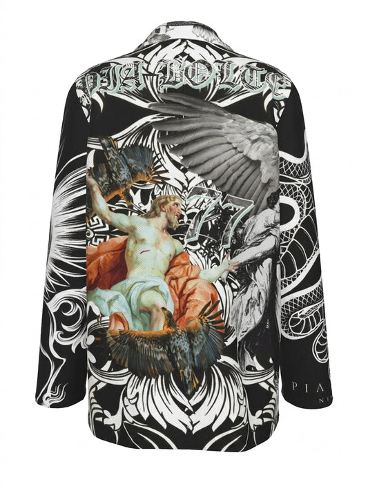 Leisure Blazer black angels snakes unisex - PIA BOLTE® COUTURE