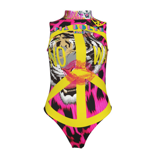 Women Swimsuit or Bodysuit Kiss Kiss No War ᴸᴵᴹᴵᵀᴱᴰ