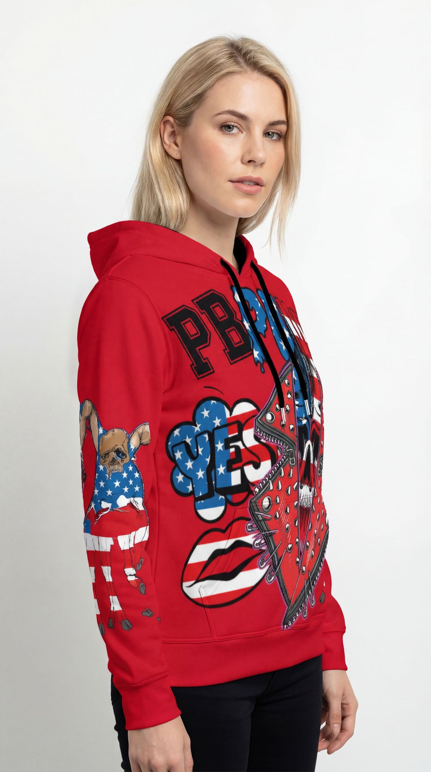 PIA BOLTE® Hoodie red party