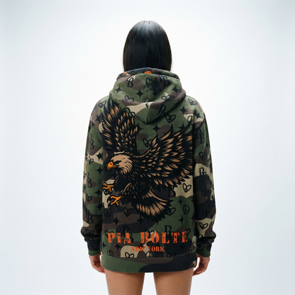 PIA BOLTE® Hoodie – CAMOUFLAGE EAGLE unisex