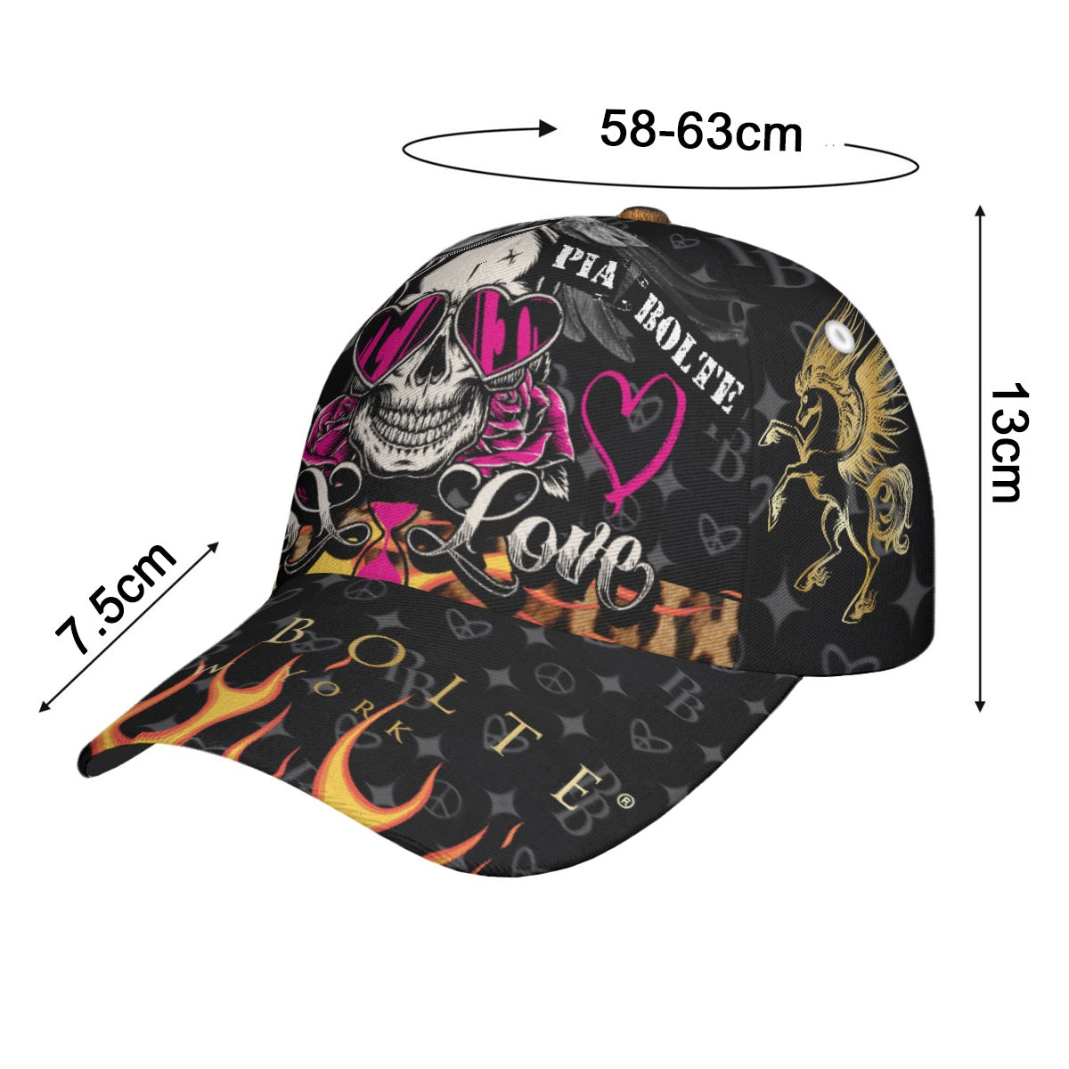 PIA BOLTE® Cap - Angel Love Skull