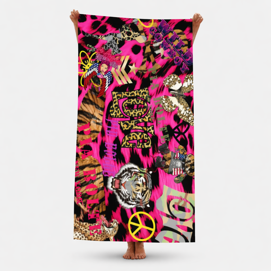 PIA BOLTE® Rebel Beach Towel – Statement Summer Luxury Edition - PIA BOLTE® COUTURE