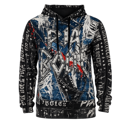 PIA BOLTE® Rockstar Belt Hoodie – Graffiti Edition