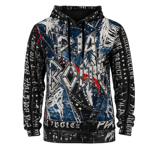 PIA BOLTE® Rockstar Belt Hoodie – Graffiti Edition