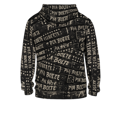 PIA BOLTE® Rockstar Belt Hoodie – Graffiti Edition
