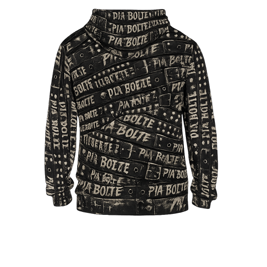 PIA BOLTE® Rockstar Belt Hoodie – Graffiti Edition