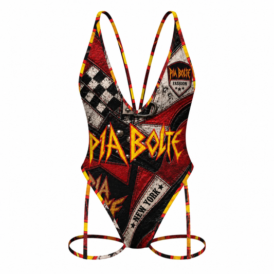 PIA BOLTE® Rock Glam Cut-Out Swimsuit – Signature Edition