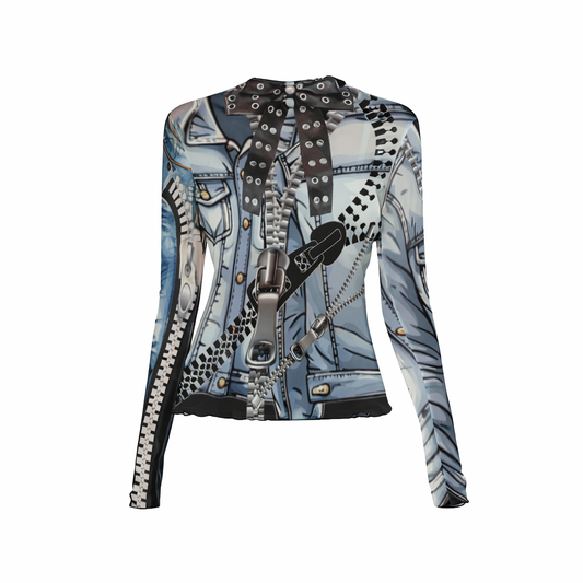 PIA BOLTE® Second Skin Top – Tech Zip Look - PIA BOLTE® COUTURE