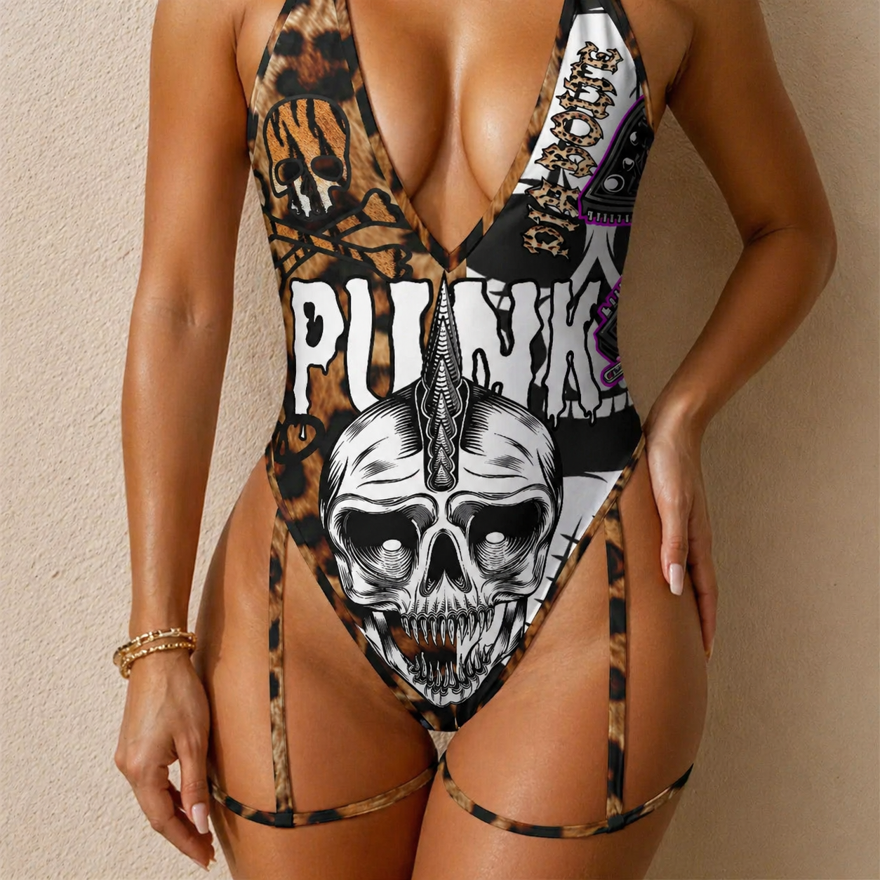 PIA BOLTE® skull Leo Swimsuit