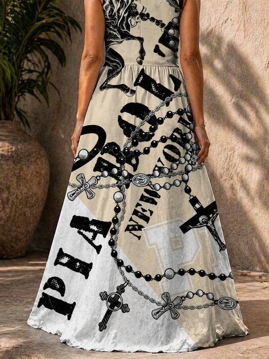 PIA BOLTE® Noir Motion Maxi Dress