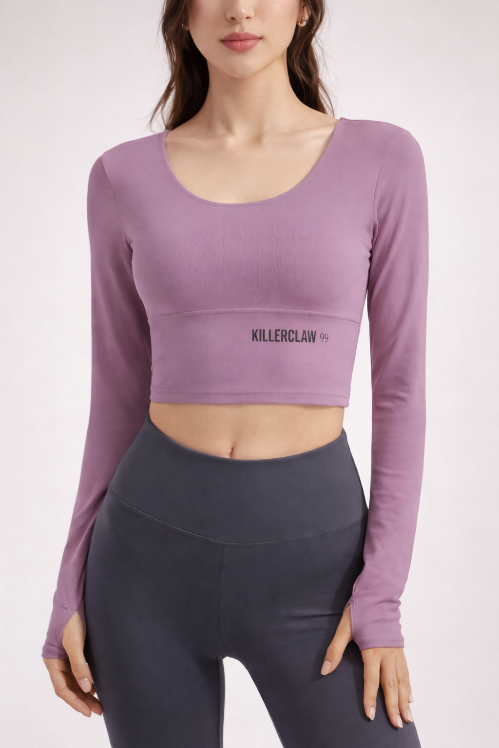 KILLERCLAW® Sculpt Long Sleeve Crop Top