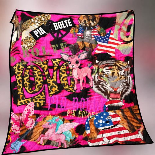 PIA BOLTE® Blanket – Crazy Love Statement Edition - PIA BOLTE® COUTURE