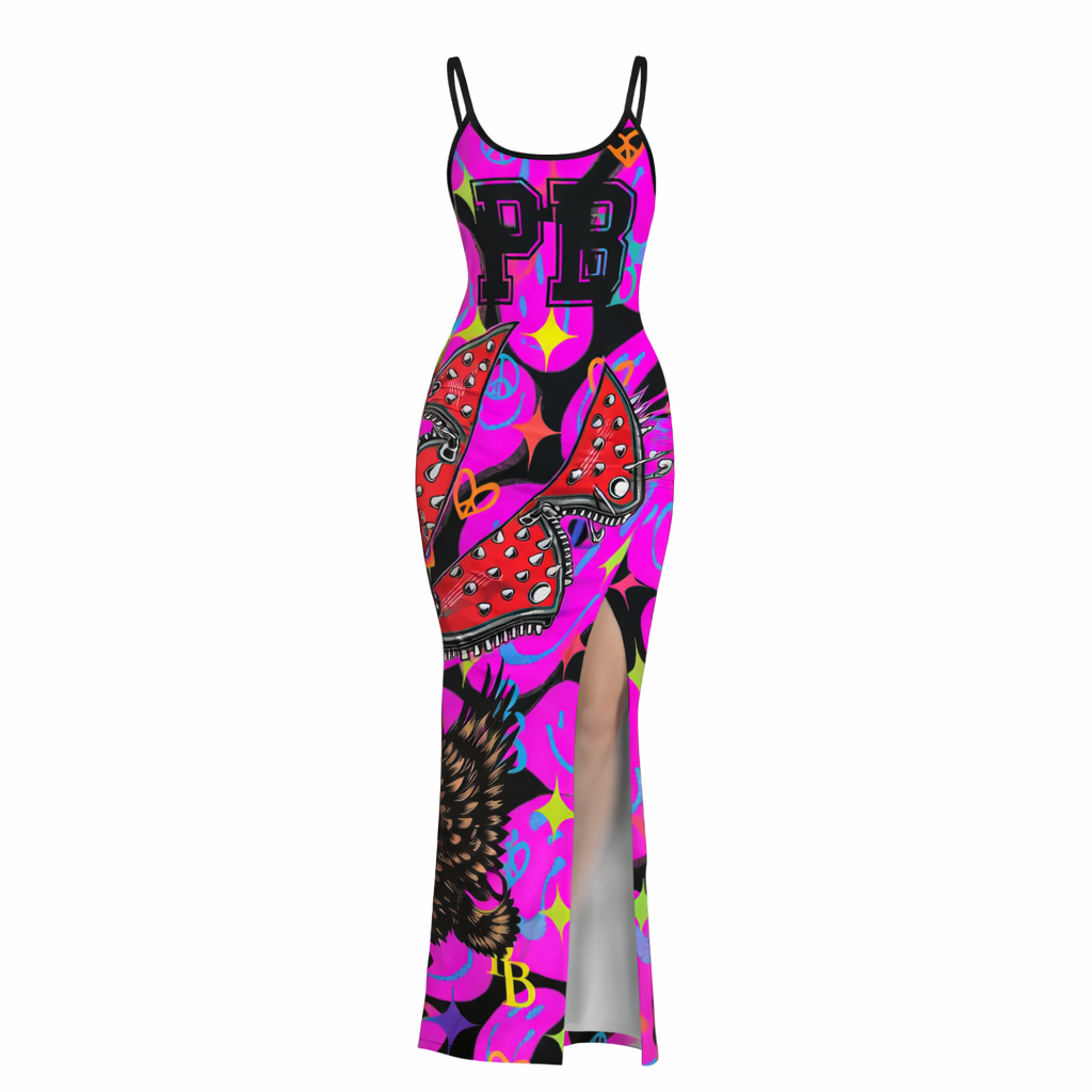 PIA BOLTE® NY PARTY  Maxi Dress – Signature Art Edition - PIA BOLTE® COUTURE