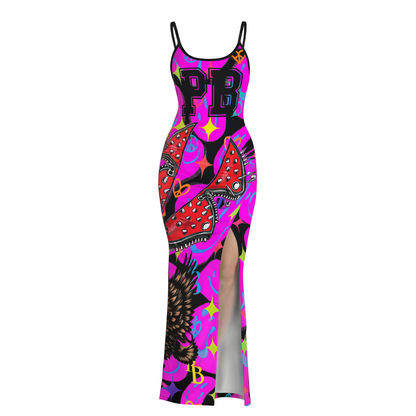 PIA BOLTE® NY PARTY  Maxi Dress – Signature Art Edition - PIA BOLTE® COUTURE