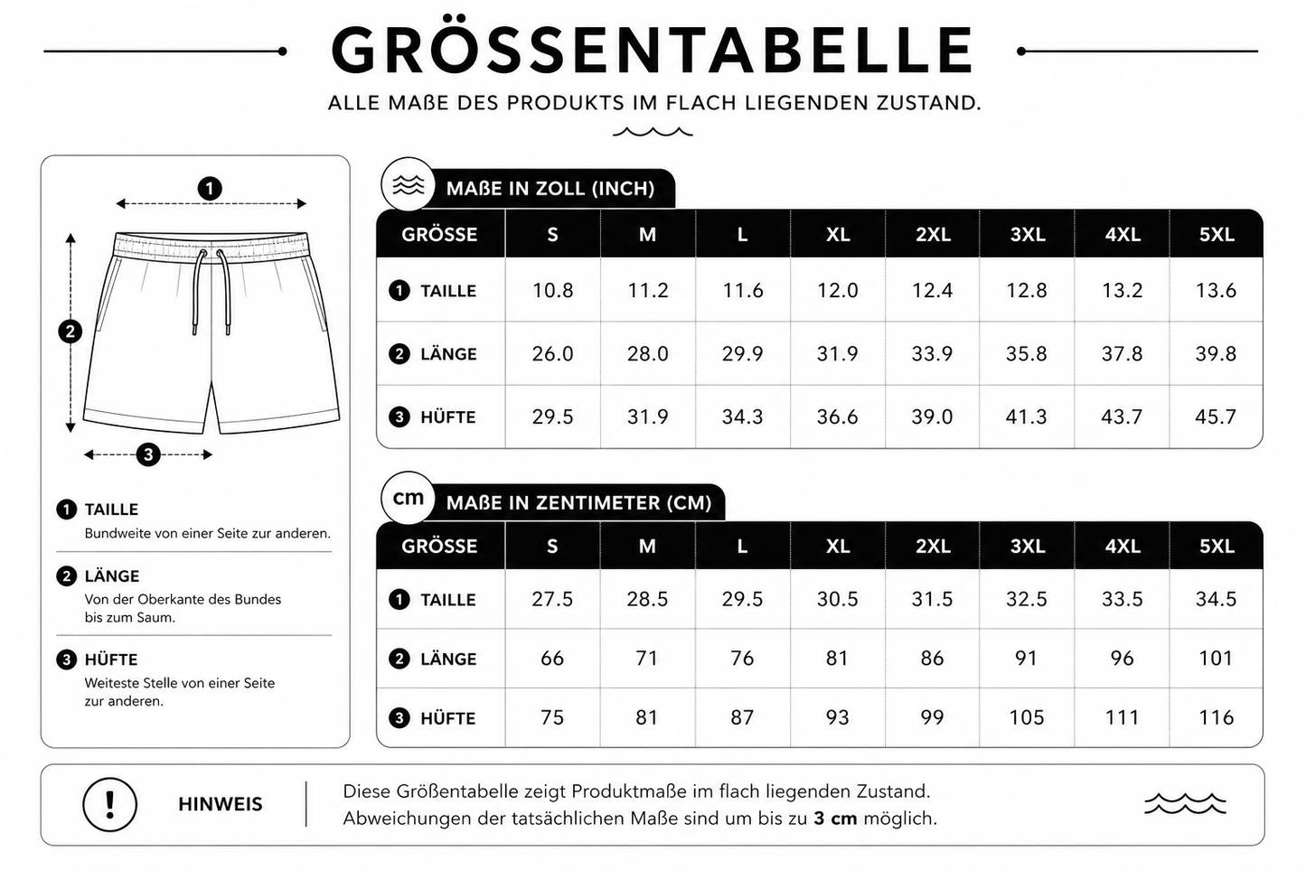 PIA BOLTE® Swim Badehose – Eagle Fire Edition
