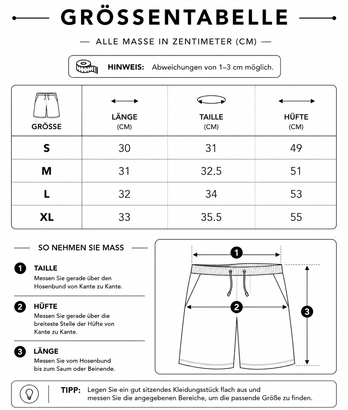 KILLERCLAW® TRY HARD EVERYDAY Shorts