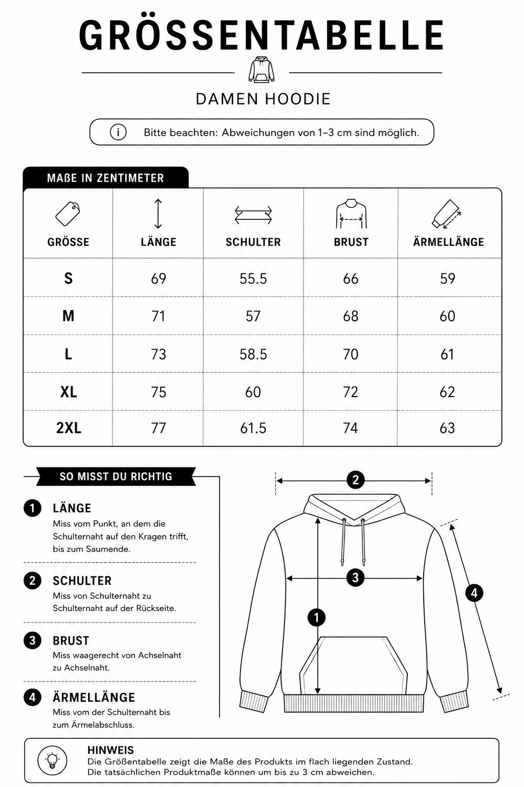 PIA BOLTE® Vintage Hoodie – Dark Bunny Edition