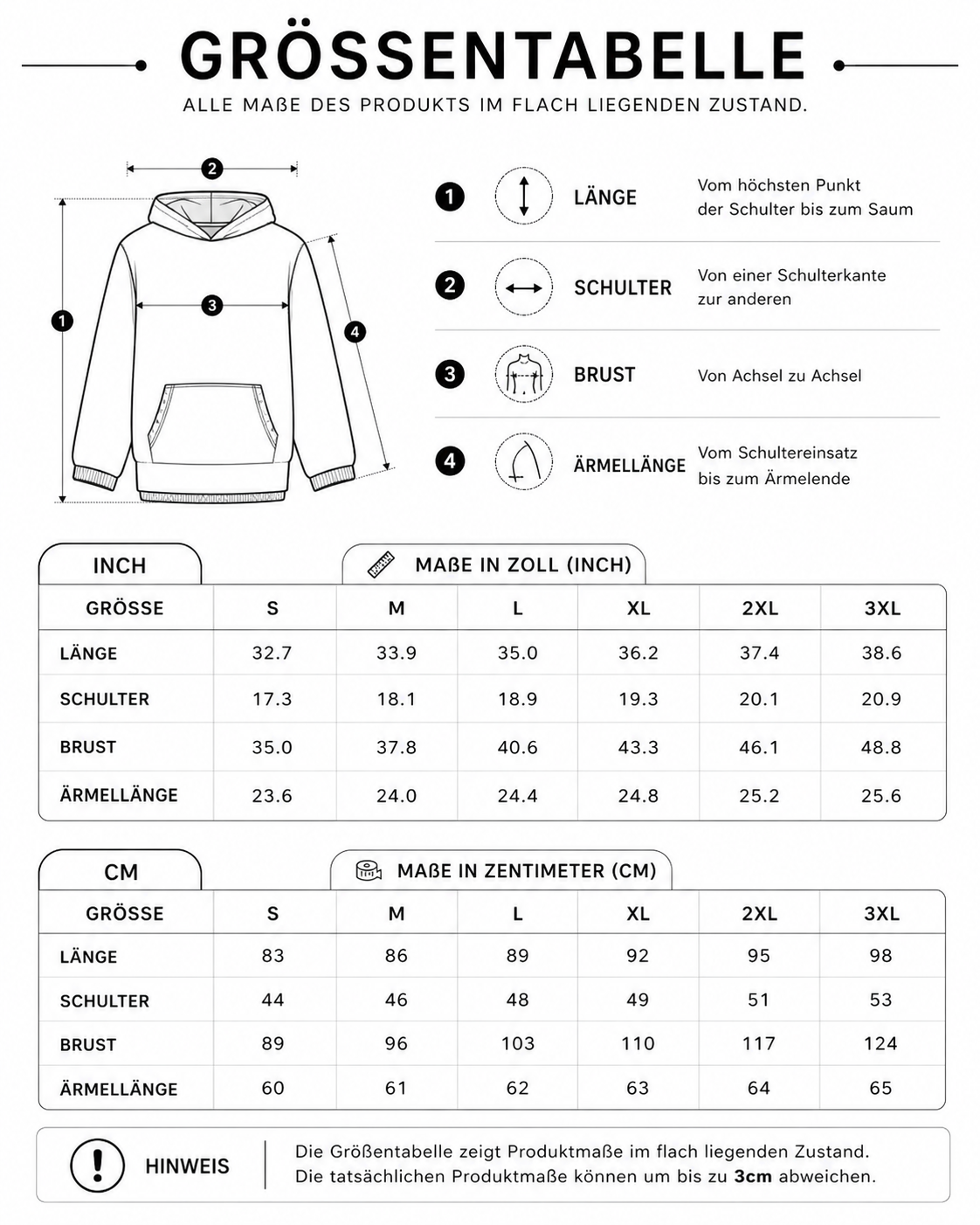 Hoodie long PUNK SKULL - PIA BOLTE® COUTURE