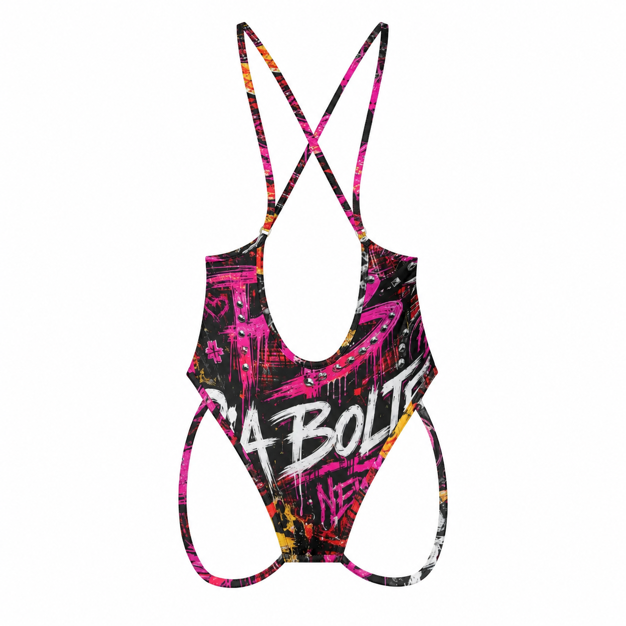 PIA BOLTE® New York Pink Riot Cut-Out Swimsuit