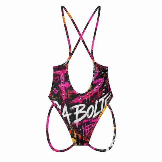 PIA BOLTE® New York Pink Riot Cut-Out Swimsuit