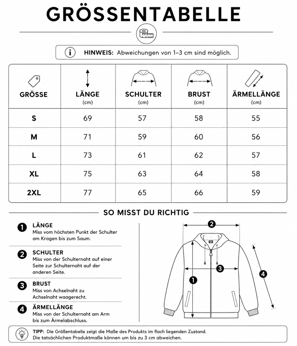 PIA BOLTE® Jacke - Tiger Design