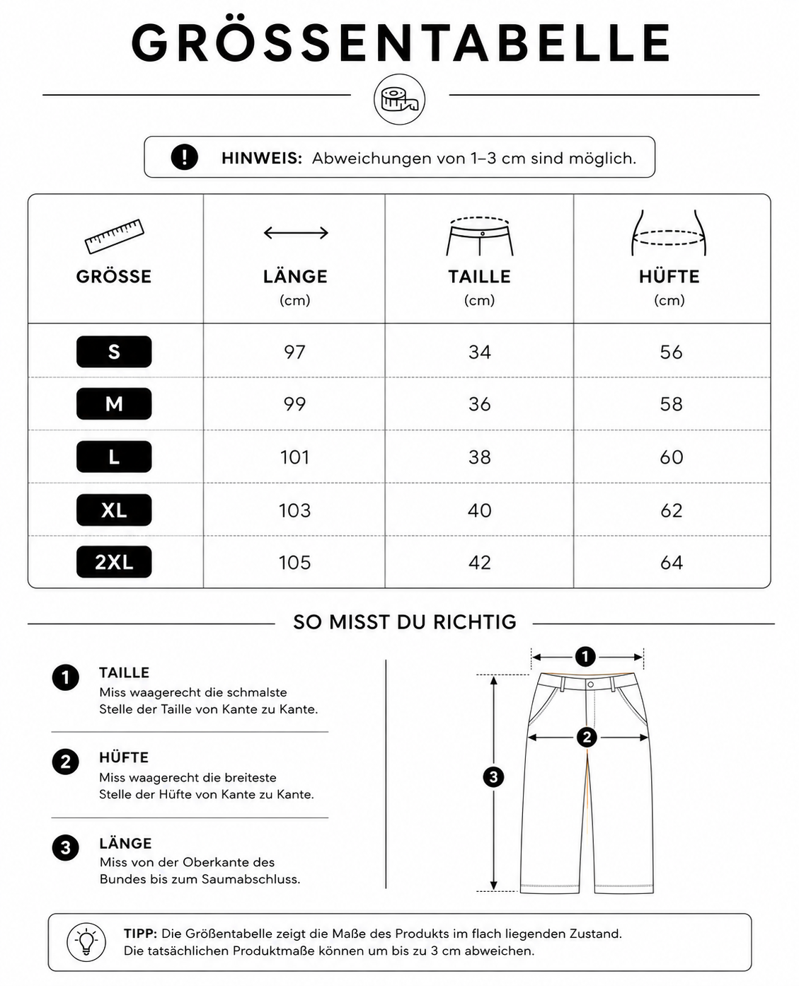 PIA BOLTE® Jogger - Wide Zip - PIA BOLTE® COUTURE