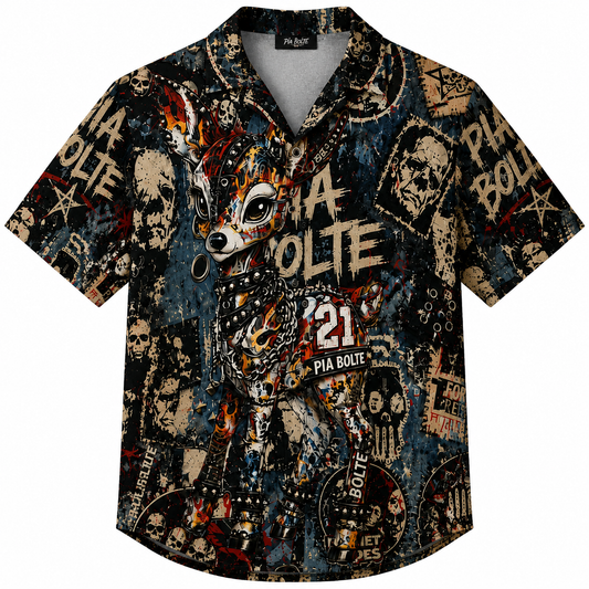 PIA BOLTE® Men Urban Graffiti Resort Shirt
