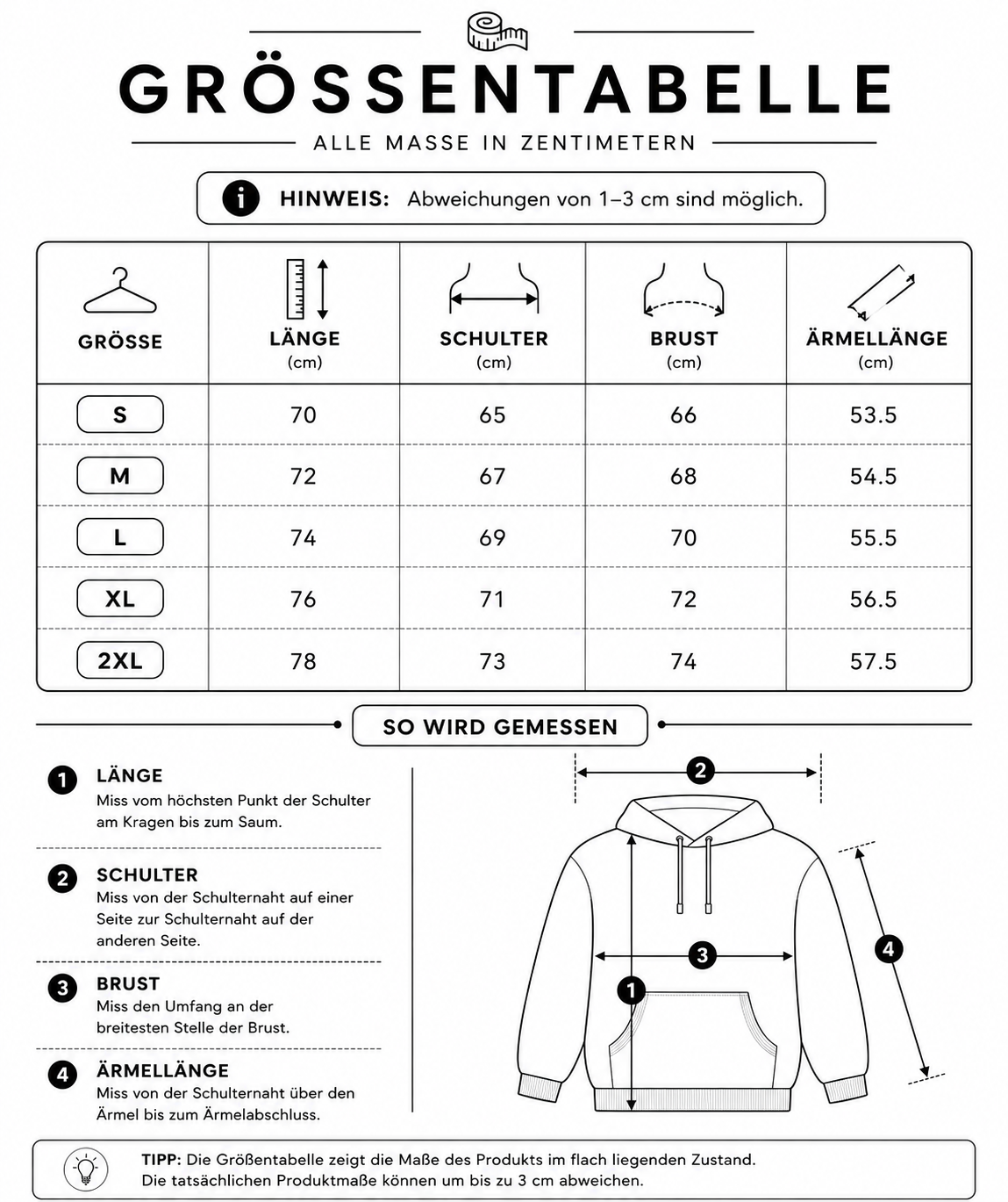 Hoodie LOVE (unisex) - PIA BOLTE® COUTURE