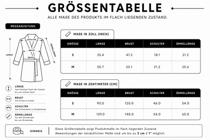 PIA BOLTE® Bademantel - Tiger