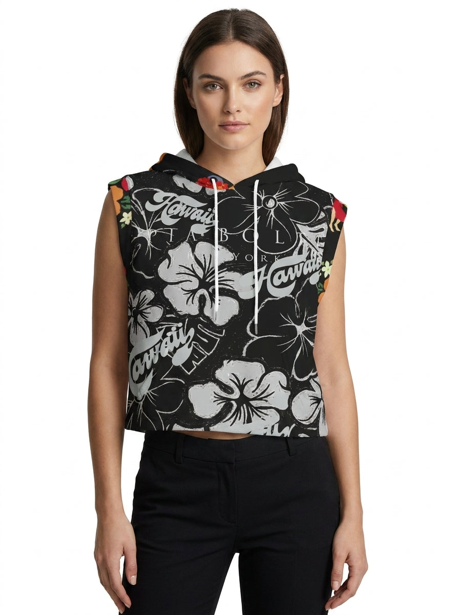 PIA BOLTE® Crop Shirt - Hawaii Flower - PIA BOLTE® COUTURE