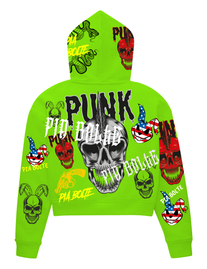 CROP neon GREEN