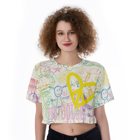 Cropped T-Shirt children painting ᴸᴵᴹᴵᵀᴱᴰ