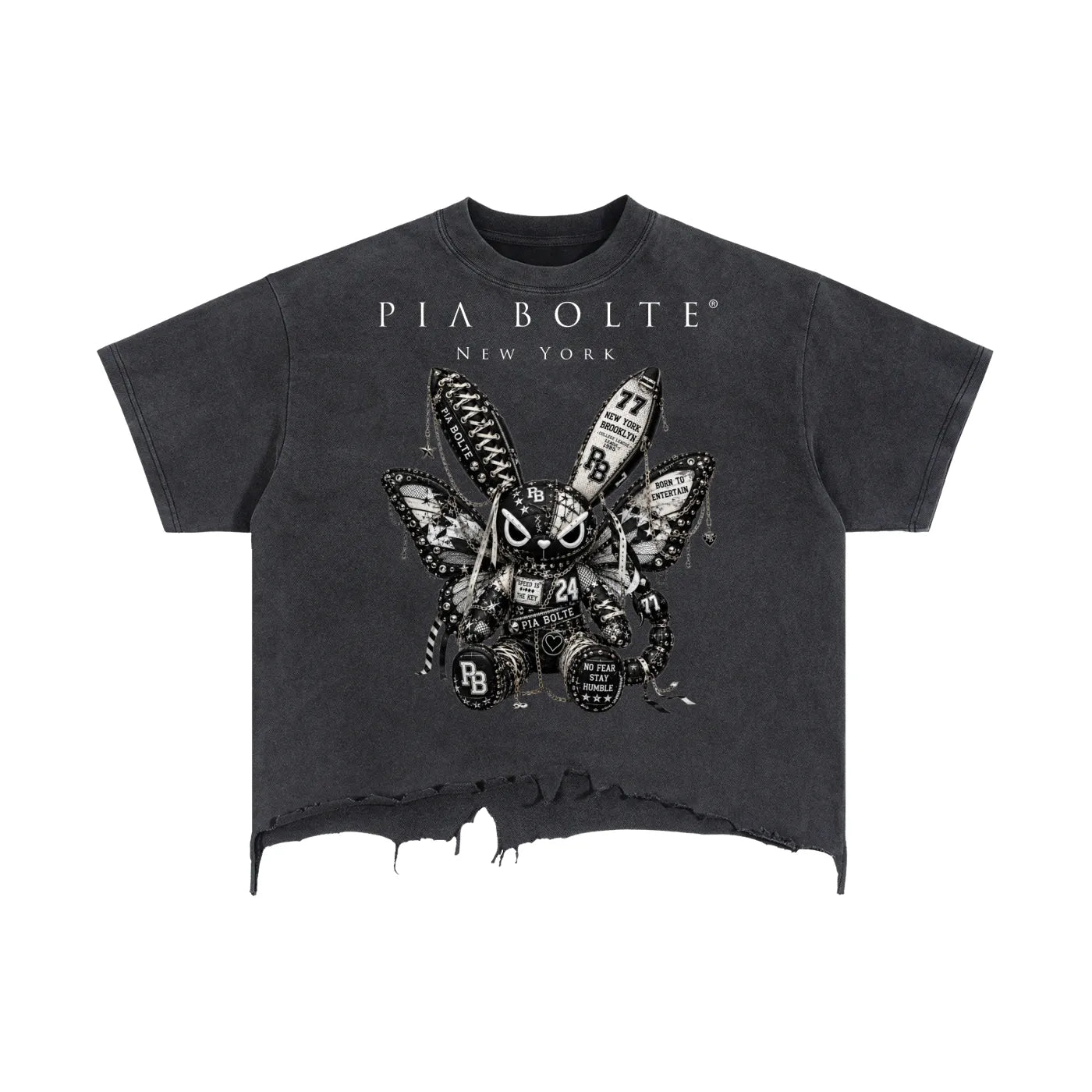 PIA BOLTE® Shirt DARK BUTTERFLY NEW YORK - PIA BOLTE® COUTURE