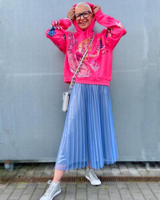 CROP neon pink PRINCESS