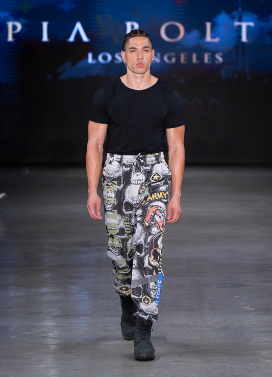 Jogger black/white skull U.S. Army ᴸᴵᴹᴵᵀᴱᴰ